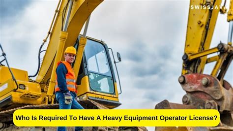 heavy equipment operator license requirements